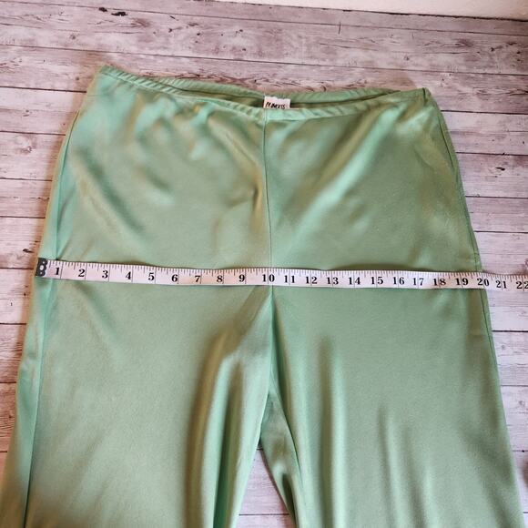 Princess Polly Joshua Low Rise Wide Leg Pants Green Size 8 NWT - Picture 7 of 9